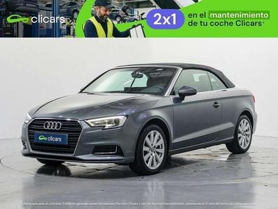Usado Audi A3 Cabriolet Design 116 CV (85 kW) 2017 Gris Descapotable