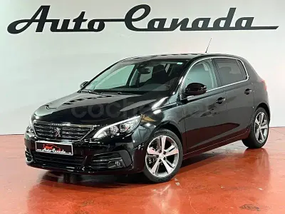 Usado Peugeot 308 Allure 100 CV (73 kW) 2019 Negro Berlina