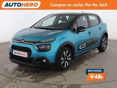 Usado Citroën C3 Feel 110 CV (80 kW) 2021 Azul Utilitario