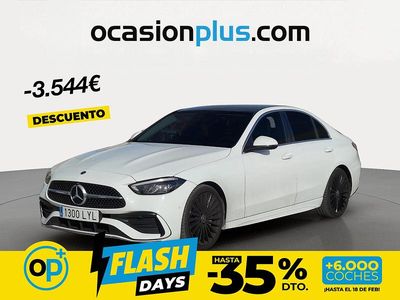 Usado Mercedes C220 200 CV (147 kW) 2022 Blanco Berlina