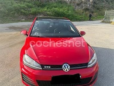 Usado VW Golf VII GTD 184 CV (135 kW) 2017 Rojo Berlina