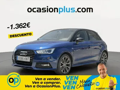 Usado Audi A1 Attraction 95 CV (69 kW) 2018 Azul