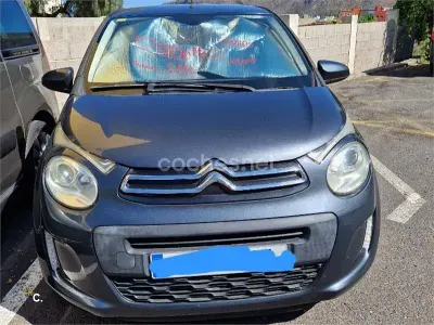 Usado Citroën C1 Feel 82 CV (60 kW) 2015 Azul Utilitario