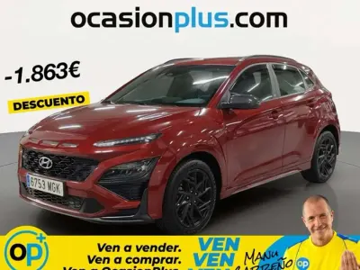 Usado Hyundai Kona N Line 120 CV (88 kW) 2023 Rojo SUV