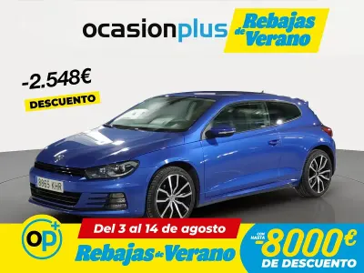 Usado VW Scirocco R-line 125 CV (91 kW) 2018 Azul Coupe