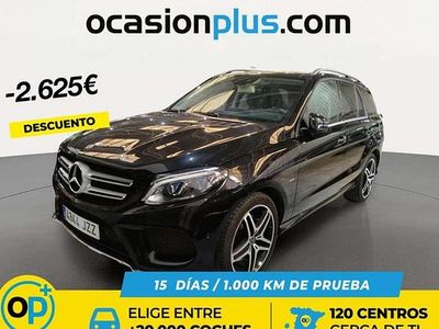 Usado Mercedes GLE500 449 CV (330 kW) 2017 Negro SUV