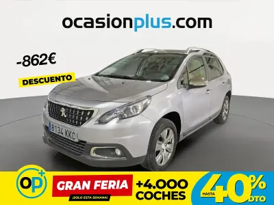 Usado Peugeot 2008 Style 82 CV (60 kW) 2018 Gris SUV