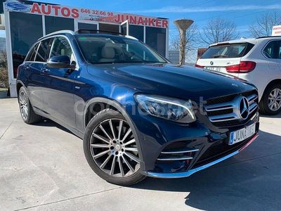 Usado Mercedes GLC250 AMG line 204 CV (150 kW) 2016 Azul SUV
