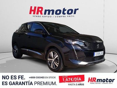 Usado Peugeot 3008 Allure 131 CV (96 kW) 2022 Negro SUV