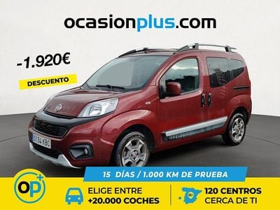 Rojo Usado 2017 Fiat Qubo Lounge Monovolumen | 9590 € (Precio justo)