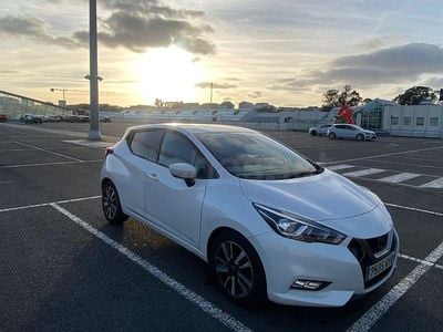 Usado Nissan Micra 90 CV (66 kW) 2018 Blanco Utilitario