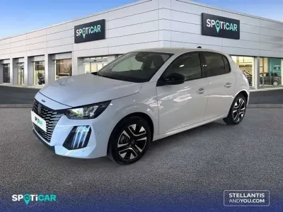 Usado Peugeot e-208 Allure 114 kW (156 CV) 2025 Blanco Utilitario