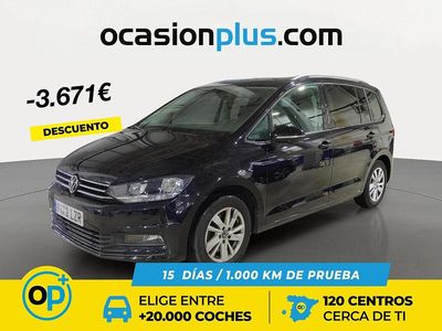 Negro Usado 2022 VW Touran Advance Monovolumen | 25.650 € (Precio justo)