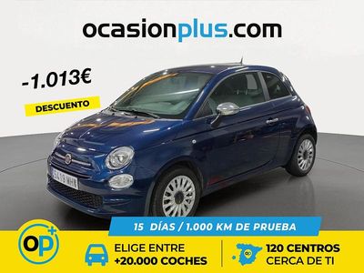 Usado Fiat 500 70 CV (51 kW) 2023 Azul Utilitario