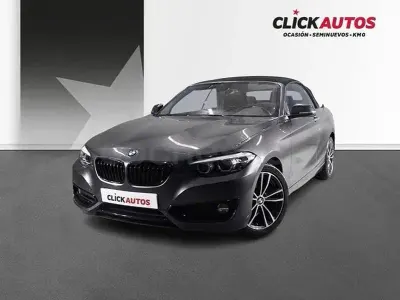 Usado BMW 218 Comfort Edition 136 CV (100 kW) 2021 Negro Descapotable