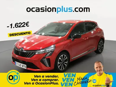 Usado Renault Clio V Techno 90 CV (66 kW) 2025 Rojo Berlina