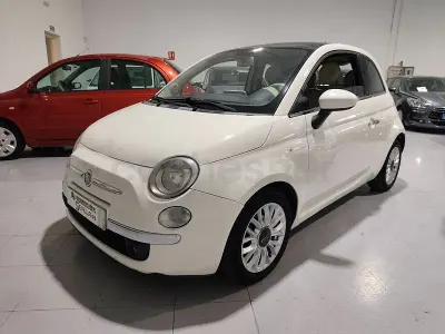 Usado Fiat 500 Lounge 75 CV (55 kW) 2010 Blanco Berlina