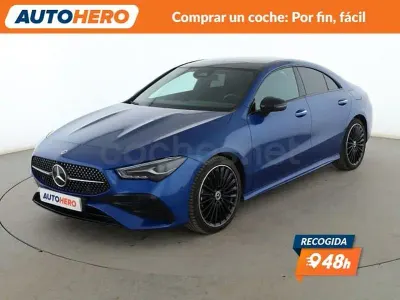 Usado Mercedes CLA220 AMG line 190 CV (139 kW) 2024 Azul Coupe