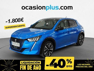 Azul Usado 2020 Peugeot e-208 GTi Utilitario | 19.890 € (Un poco caro)