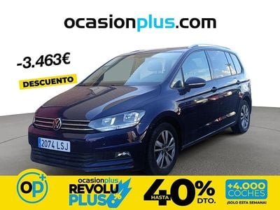 Usado VW Touran Advance 150 CV (110 kW) 2021 Azul Monovolumen