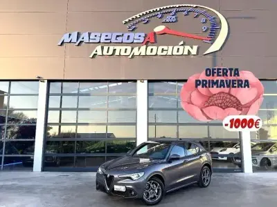 Usado Alfa Romeo Stelvio Ti 210 CV (154 kW) 2022 Gris SUV