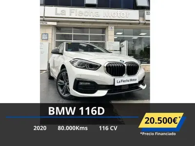 Usado BMW 116 Shadowline 116 CV (85 kW) 2020 Blanco Utilitario