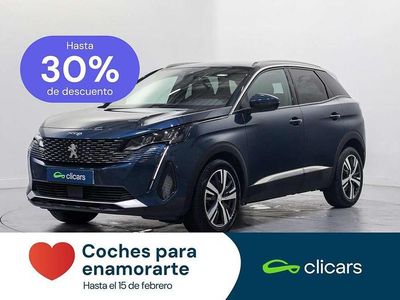 Usado Peugeot 3008 Allure 131 CV (96 kW) 2021 Azul SUV