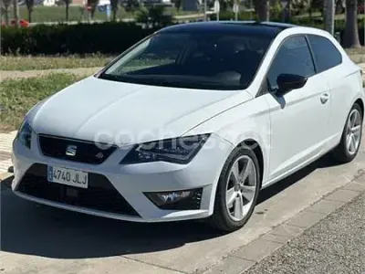 Usado Seat Leon SC FR 184 CV (135 kW) 2016 Blanco Utilitario