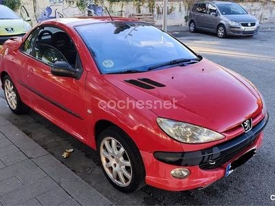 Rojo Usado 2002 Peugeot 206 Descapotable | 1750 € (Super precio)