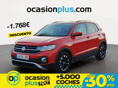 Usado VW T-Cross Advance 95 CV (69 kW) 2019 Rojo SUV