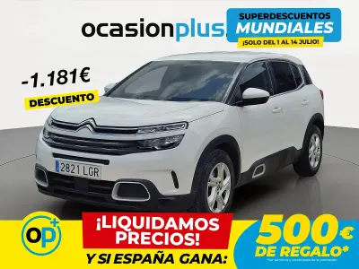 Usado Citroën C5 Aircross Live 131 CV (96 kW) 2020 Blanco SUV