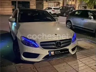 Usado Mercedes C220 Exclusive 170 CV (125 kW) 2015 Blanco Berlina