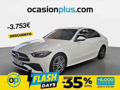 Usado Mercedes C220 200 CV (147 kW) 2022 Blanco Berlina