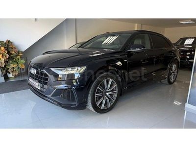 Usado Audi Q8 S-Line 340 CV (250 kW) 2021 Negro SUV