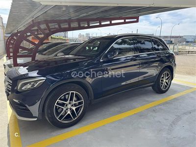 Usado Mercedes GLC250 AMG line 204 CV (150 kW) 2016 Azul SUV