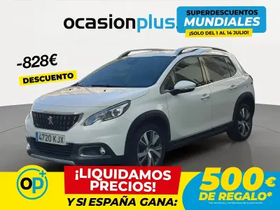 Usado Peugeot 2008 Allure 100 CV (73 kW) 2018 Blanco SUV