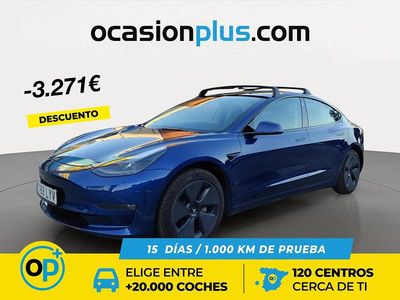 Usado Tesla Model 3 366 kW (498 CV) 2022 Azul Berlina