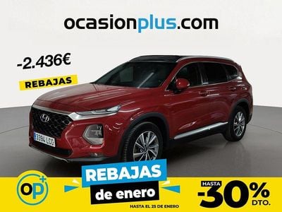Rojo Usado 2019 Hyundai Santa Fe SUV | 26.800 € (Un poco caro)