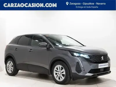 Usado Peugeot 3008 Active 130 CV (95 kW) 2021 Gris SUV