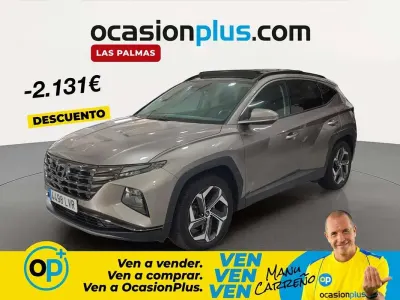 Usado Hyundai Tucson 265 CV (194 kW) 2021 Gris SUV