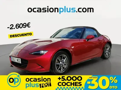 Occasion Mazda MX5 Exclusive-Line 132 PK (97 kW) 2024 Rood Cabriolet