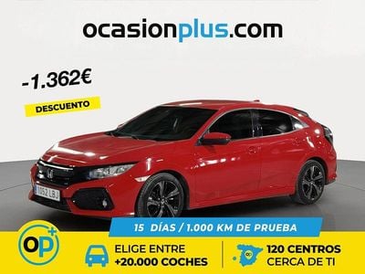 Usado Honda Civic Elegance 129 CV (94 kW) 2019 Rojo