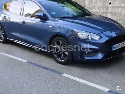 Usado Ford Focus ST-Line 125 CV (91 kW) 2019 Azul Berlina