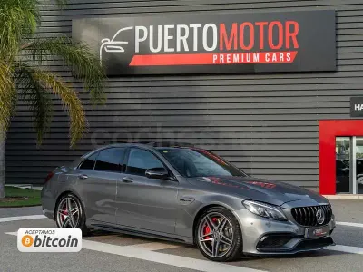 Usado Mercedes C63S AMG AMG 510 CV (375 kW) 2016 Gris / plata Berlina