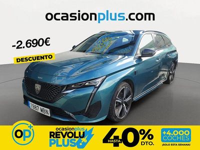 Usado Peugeot 308 GT 130 CV (95 kW) 2022 Azul Familiar