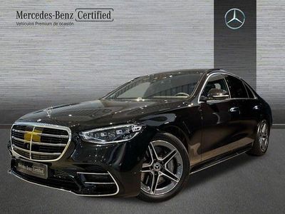 Usado Mercedes S350 AMG line 286 CV (210 kW) 2023 Negro Berlina