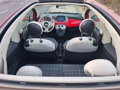 Usado Fiat 500 Lounge 85 CV (62 kW) 2019 Naranja Berlina