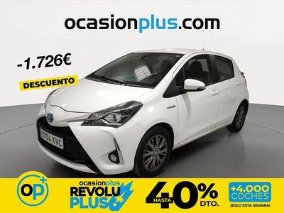Usado Toyota Yaris Hybrid Active 100 CV (73 kW) 2019 Blanco Berlina