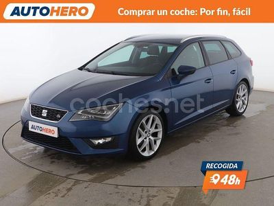 Azul Usado 2016 Seat Leon FR Familiar | 15.199 € (Precio justo)