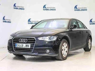 Usado Audi A6 177 CV (130 kW) 2012 Negro Berlina